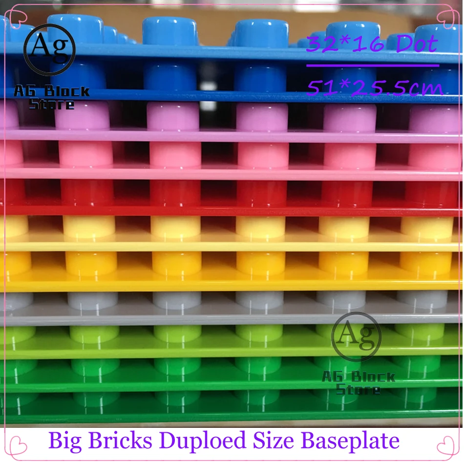 Блоки большого размера для крепления на руке 32*16 точечная DIY строительные блоки