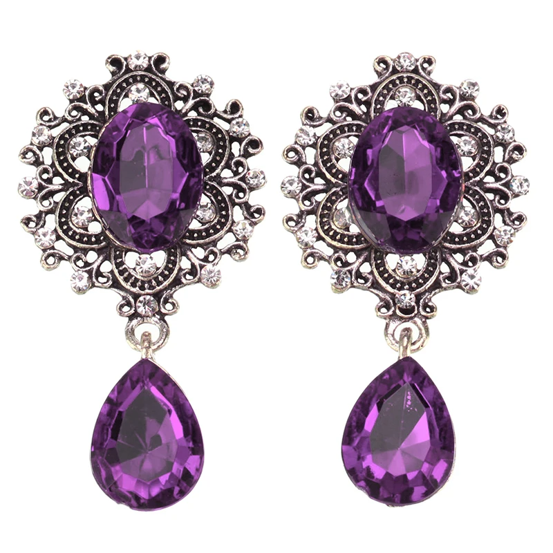 5 шт./компл. 29x57 мм Flatback Броши Стразы в виде капли воды брошь аксессуары &quotсделай