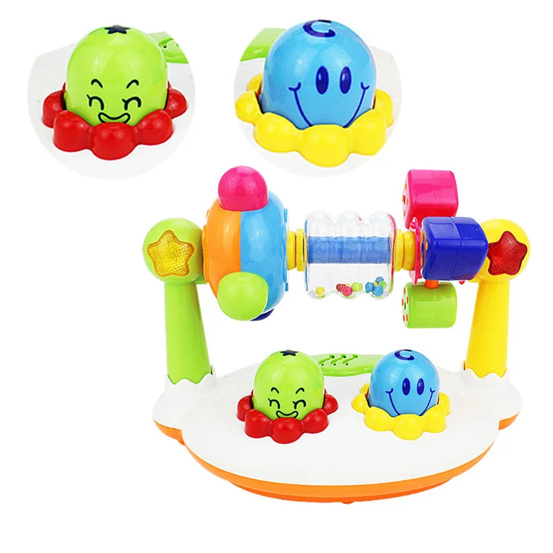 Детские вращающаяся освещение Фитнес рамка для новорожденных поворот