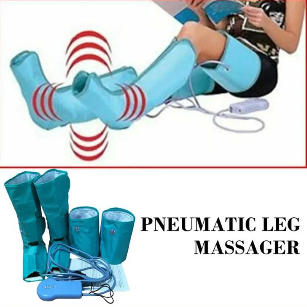 Jual Alat Pijat Kaki Tekanan Udara Pergelangan Kaki Kompresi Tekanan Udara Alat Pijat Kaki US/EU Balutan Kaki Sirkulasi