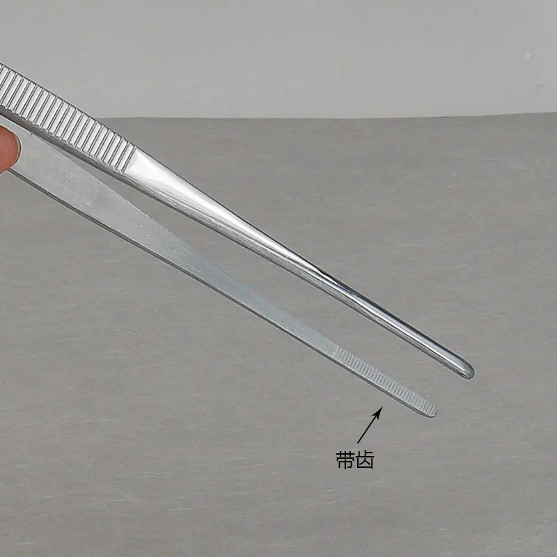 12 5/25/30 см длинный Пинцет для барбекю из нержавеющей стали Tong пинцет с зубами