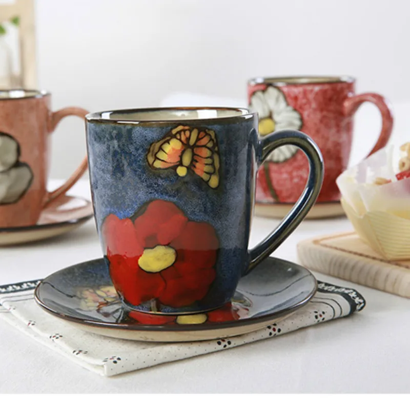 Корейская простая керамическая кофейная чашка японская керамика чайная