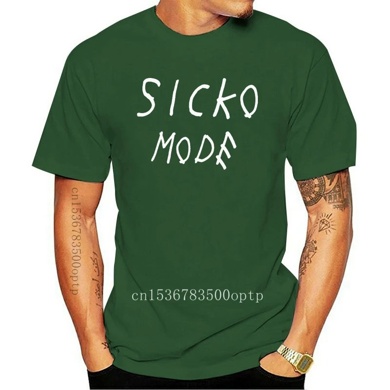 

New Troye Sivan T Shirt Sicko Mode Writing T-Shirt Printed Fun Tee Shirt 6xl Summer Man Short Sleeve Tshirt