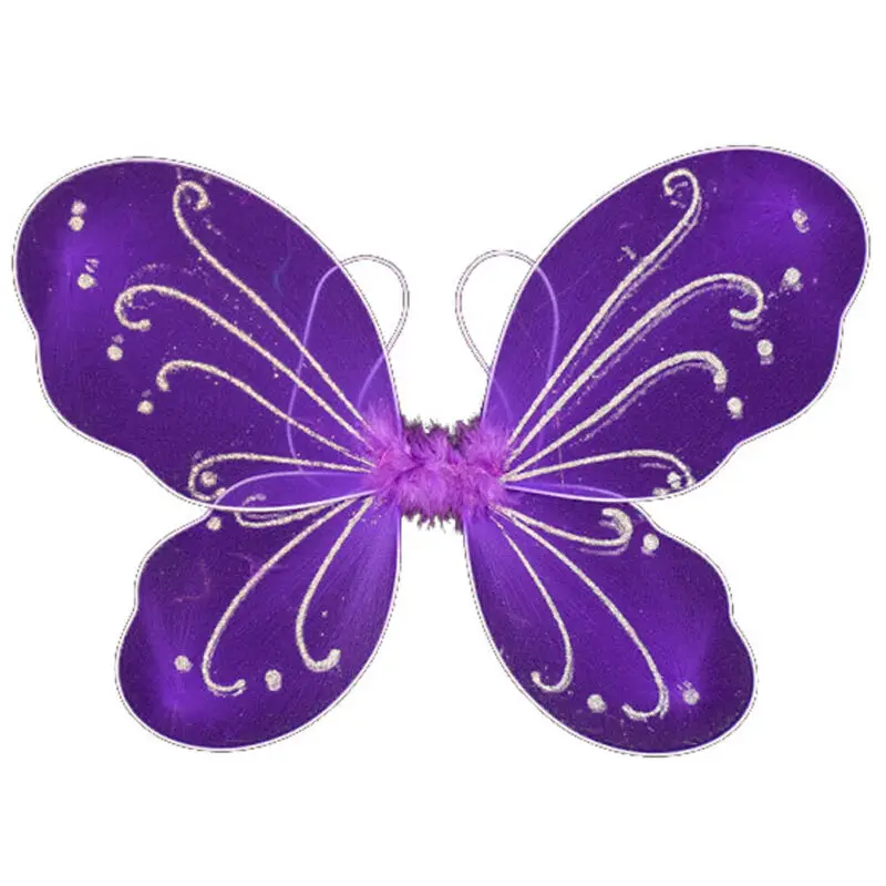 Красочные Крылья эльфов бабочки и феи для взрослых детей Радужная Бабочка