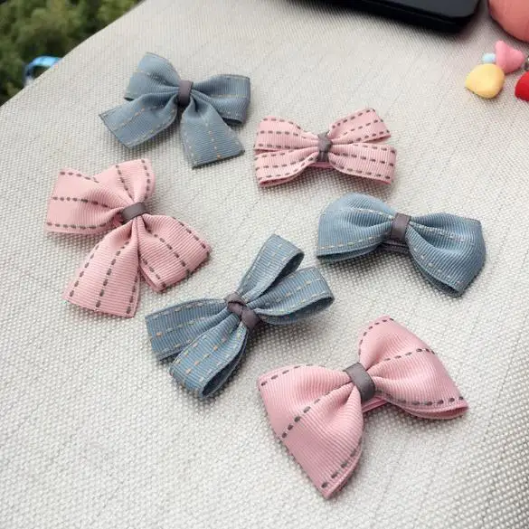 

New Girls Grosgrain RibbonBow Hairpins Lovely Fashion Hair Clips Women's Hair Korea Accessories Hairgrips Children's Headwear