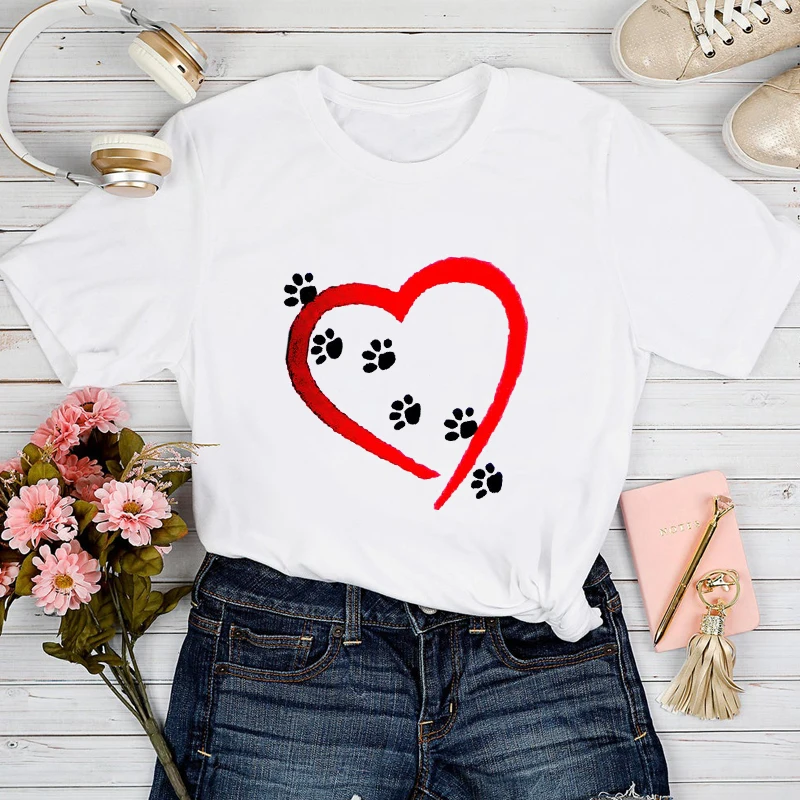 

Spring Summer 2021 T-shirts Women Cartoon Cat Pet Funny Short Sleeve 90s Top Lady Female Print Clothes Artistic aesthetics Tee