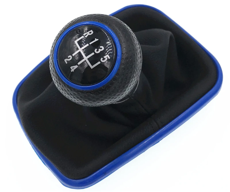 Высокое качество 5 скоростей Синий Ручка переключения рулевого механизма