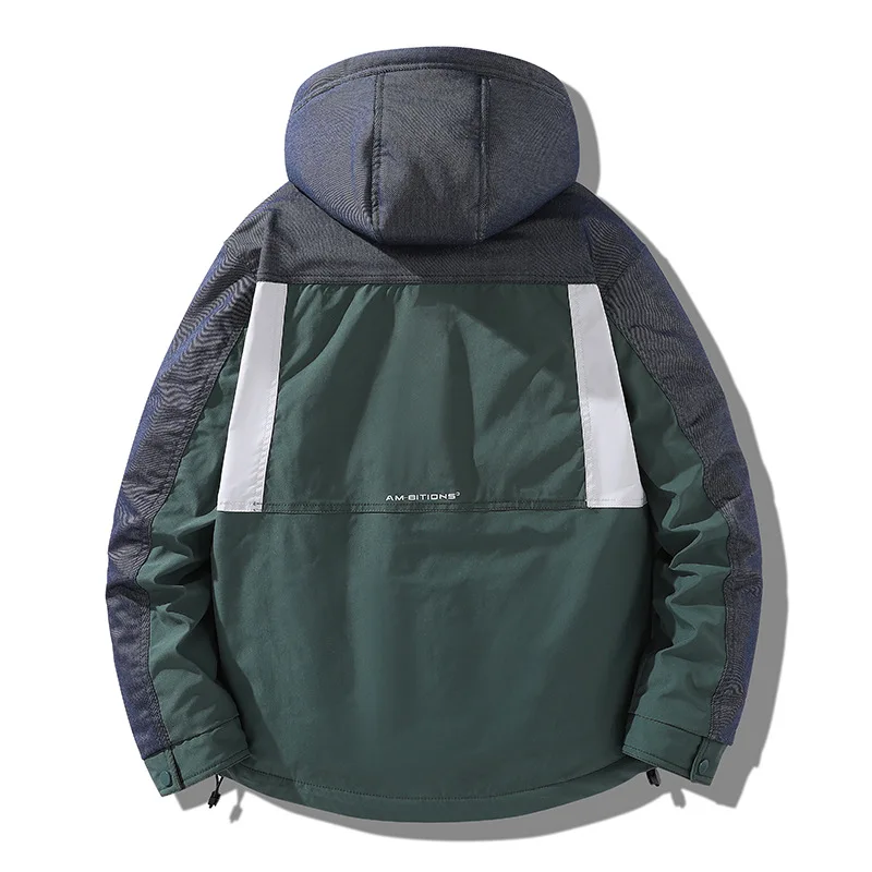 Men's Winter Fashion Jacket Thickened Warm Padded Jacket New Korean Casual Down Padded Jacket Men's Trend