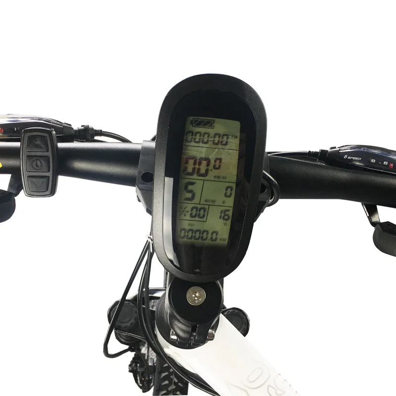 

BOLLFIT KT Kunteng Display Waterproof 24V 36V 48V 72V Ebike Display LCD6 Control Panel For Electric Bicycle Conversion Kit