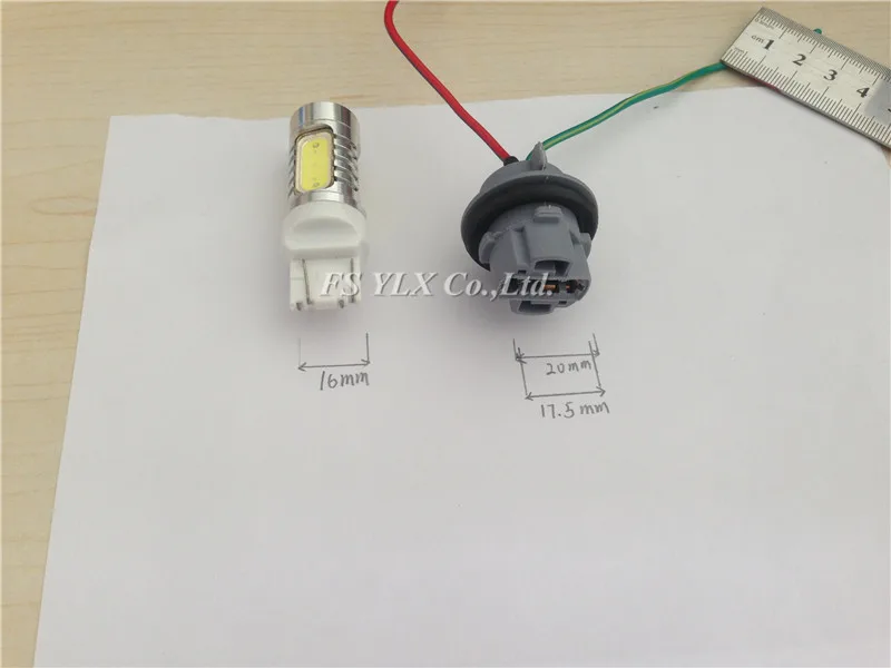 FSYLX автомобильный 7440 W3X16D W21W T20 светодиодный разъем указатель поворота розетка