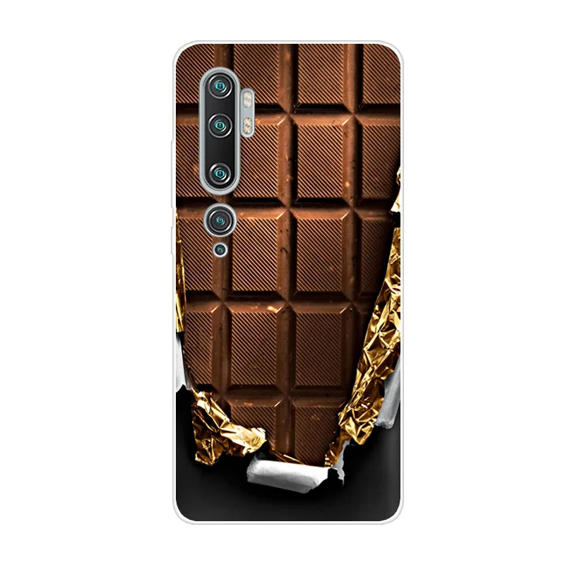 For Xiaomi Mi Note 10 Case Soft Silicone Back Cover Phone Case on For Xiaomi Redmi Note 10 Pro Coque For Xiomi Mi Note10 Pro