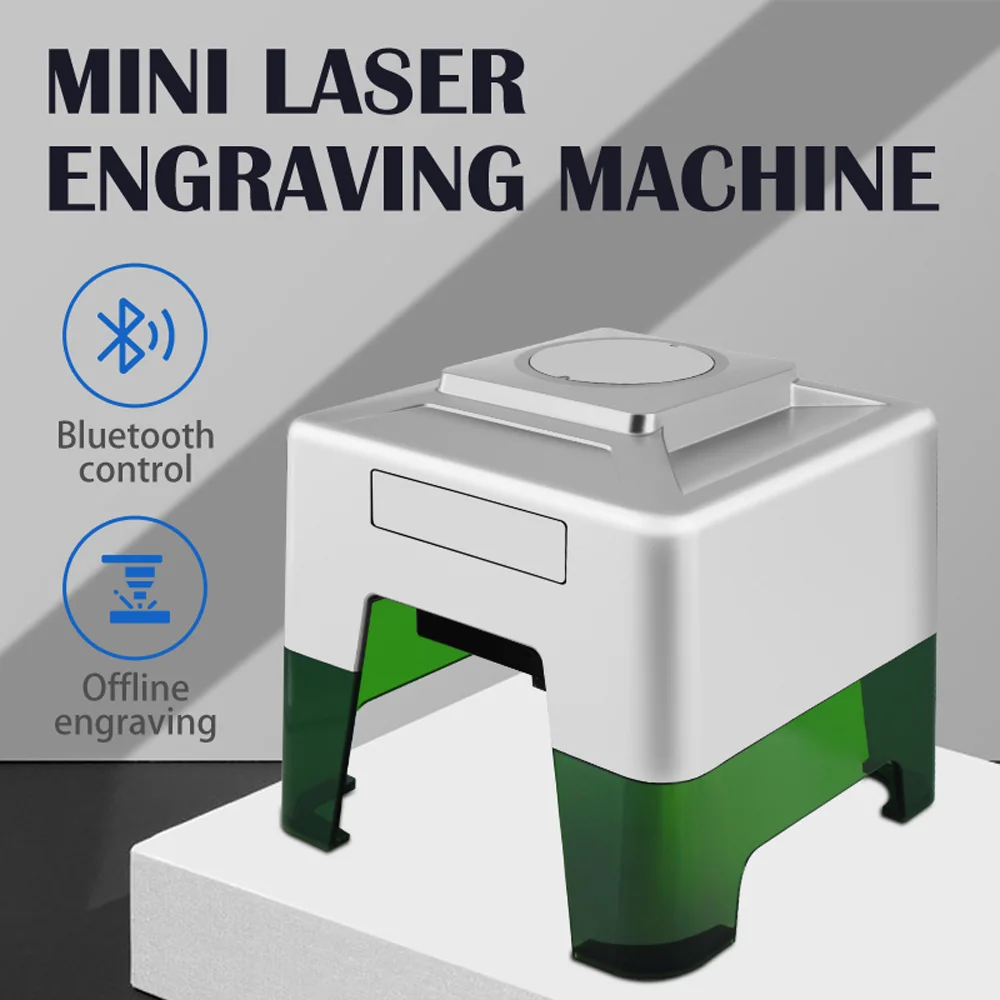 

Twotrees MW-3 Mini laser Engraver Machine 2.5W 98x80 Engraving Range DIY Logo Mark Printer machine laser working for IOS Android