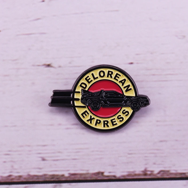 Коллекция знаков к путешествиям Вернитесь в будущее|Броши| |