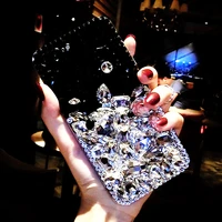 fashion crystal diamond cover for oppo a72 5g a15 a73 a32 a93 a53 a53s a33 a52 2020 a55 a94 a54 a74 bling rhinestone pearl case
