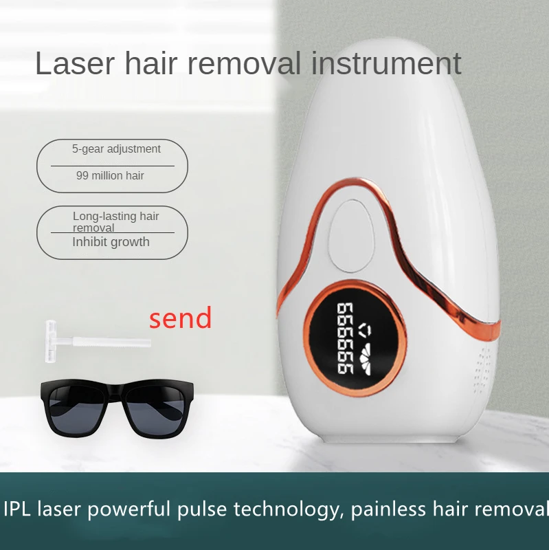 

IPL Hair Removal Laser Epilator Ladies Beauty Epilator Portable 999999 Laser Electric Permanent Painless Whole Body Epilator0503
