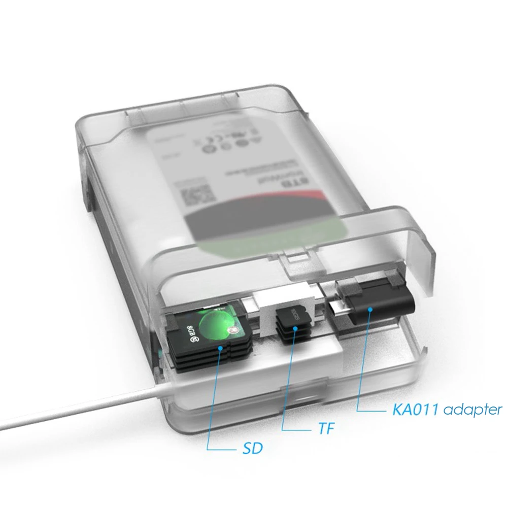 SATA III для USB 3 0 адаптер кабель диск чехол коробка K10435 2 5 дюймов внешний жесткий SSD
