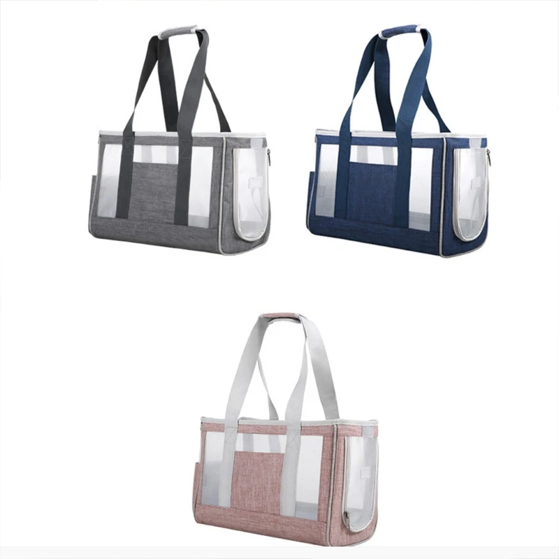 

Lightweight Mesh Window Pet Carrier Handbag Breathable Multifunctional Leisure
