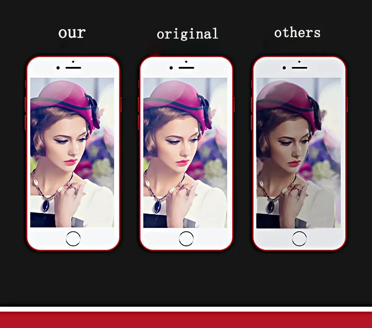 GradeAAA+++ для iPhone 6S 6Plus iphone 8plus ЖК-дисплей Дисплей с 3D силы кодирующий преобразователь сенсорного экрана в Сборе 7plus без битых пикселей+ подарок