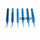 Хирургический титановый Пинцет для офтальмологической микрохирургической терапии, 11 см