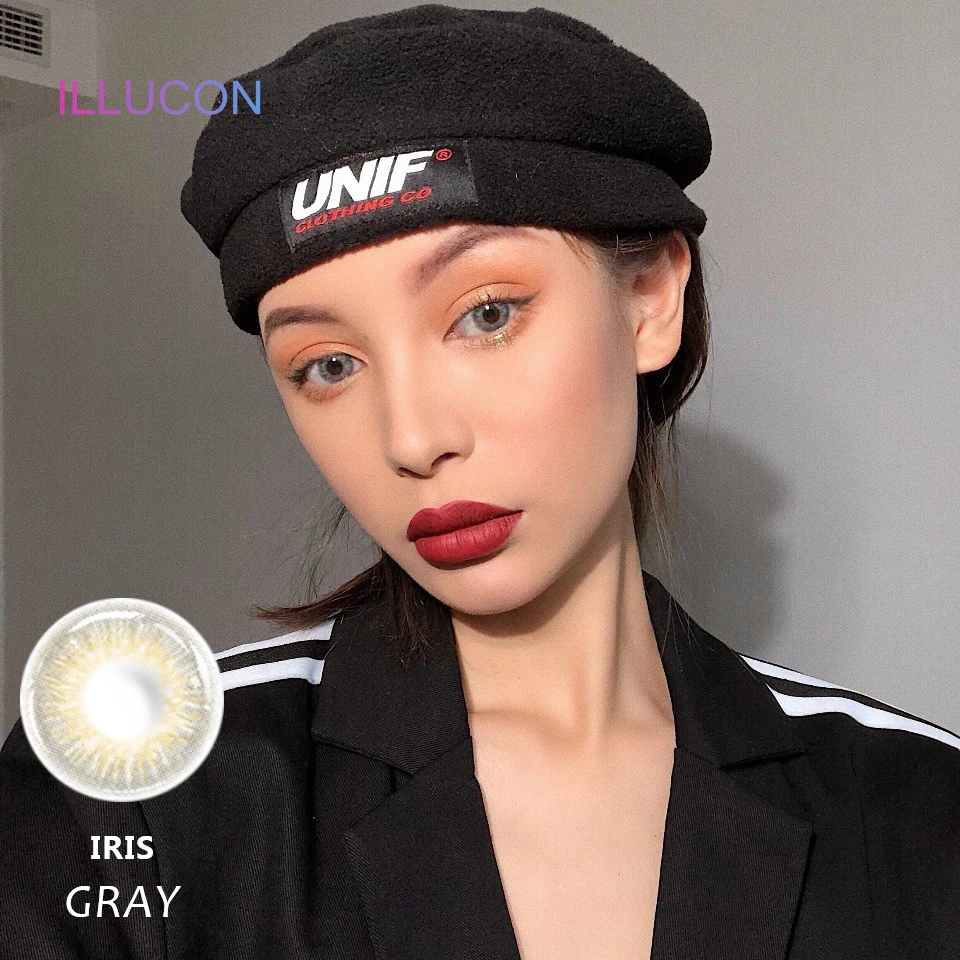 illucon 2pcs pair color contact lenses for eyes colored cosmetic soft contacts lens peggy series free global shipping