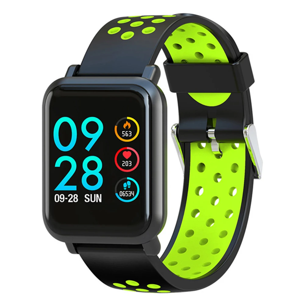 Умные часы фитнес браслет монитор сердечного ритма Bluetooth музыкальная камера S9 Plus