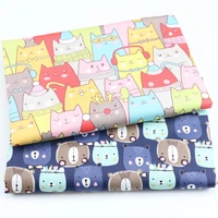 160cm50cm cat bear baby kids cotton fabric printed cloth sewing quilting bedding apparel dress patchwork fabric tissue cloth