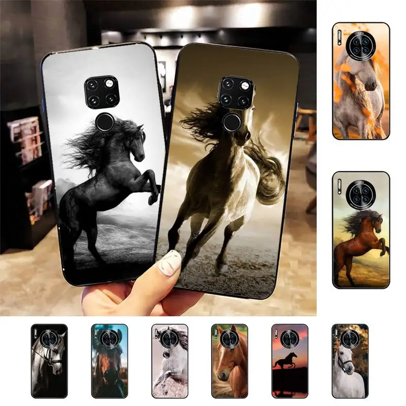 

Horse Animal Phone Case For Huawei Nova 3I 3E mate 20lite 20Pro 10lite Luxury funda case