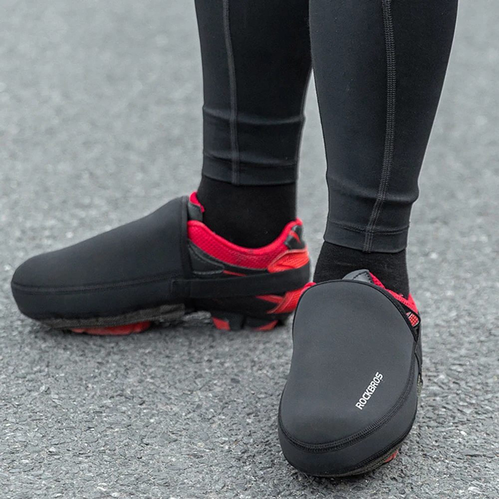 

Cycling Road Bicycle Half Shoe Cover Windproof Warm Shoe-Cover Non-slip MTB Bike Equipment