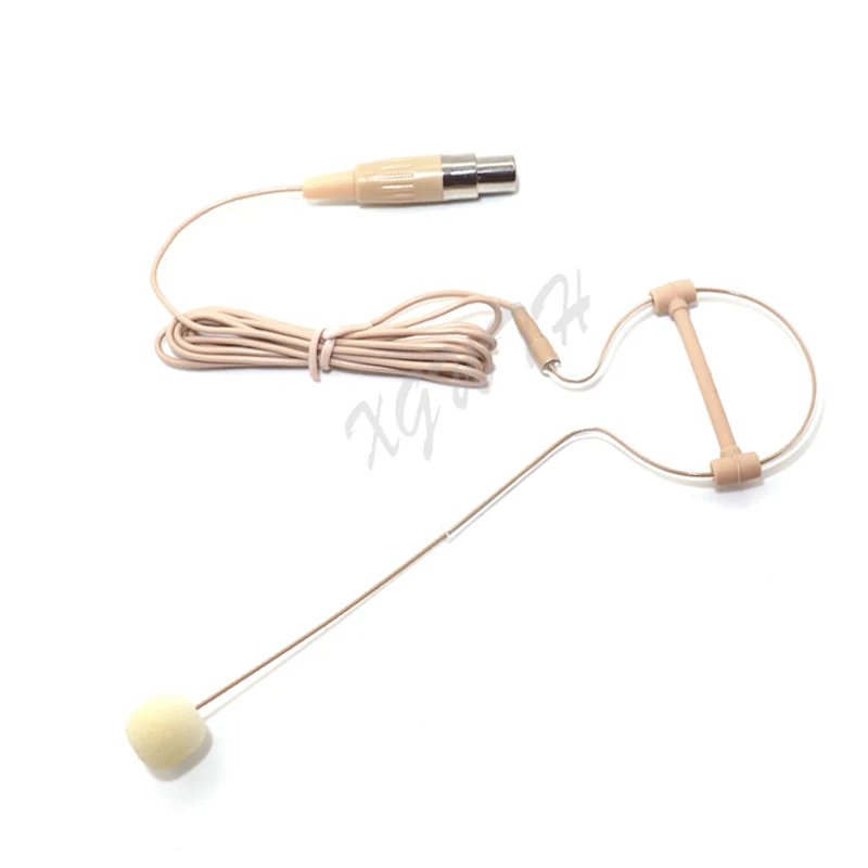 Кожа с подвесом для одного наушника висячая гарнитура микрофон всенаправленный