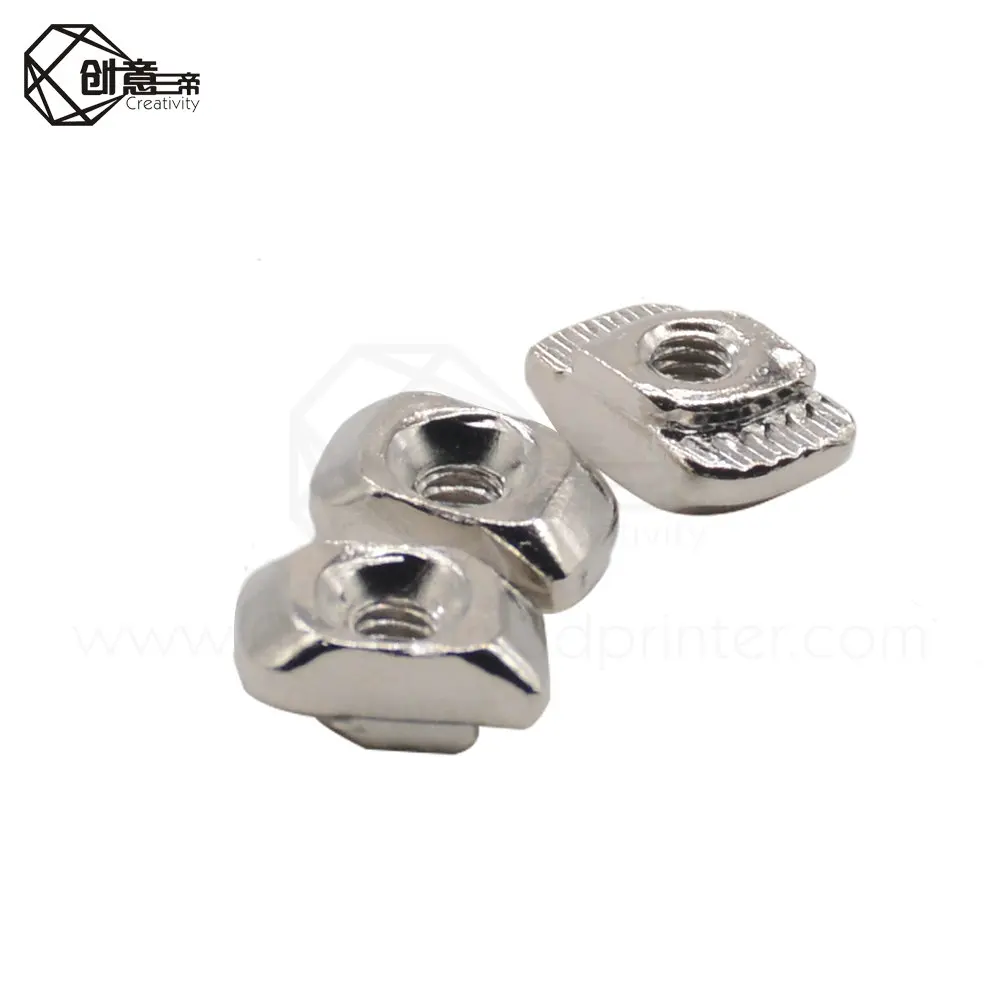 20/50 шт. M3/M4/M5 * 10*6 для 20 серий Т образная скользящая гайка молоток крепежная