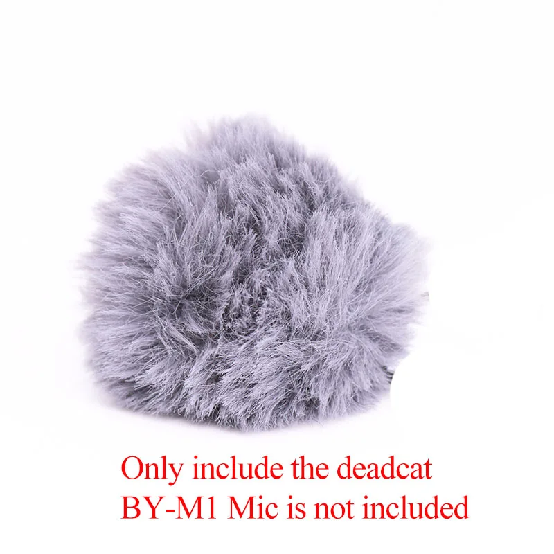 Only deadcat Микрофон BOYA BY-M1 6 м, петличный мини аудио 3,5 мм ошейник, конденсаторный нагрудный микрофон для записи цифровых зеркальных камер Canon/iPhone - Цвет: Only deadcat