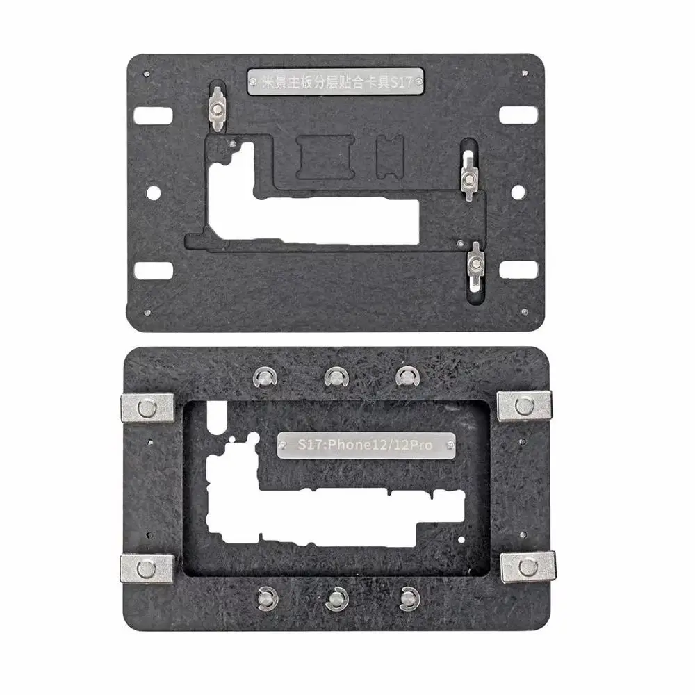 

MJ S17 Motherboard Soldering Repair PCB Locking Jig Fixture For Phone 12 12Pro Logic Board BGA Repair