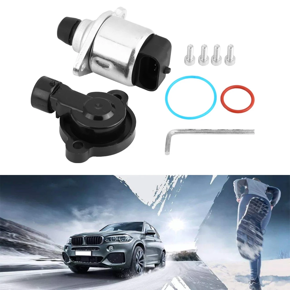 Для LS1 LS6 черный пластик дроссельной заслонки положение холостого хода воздуха