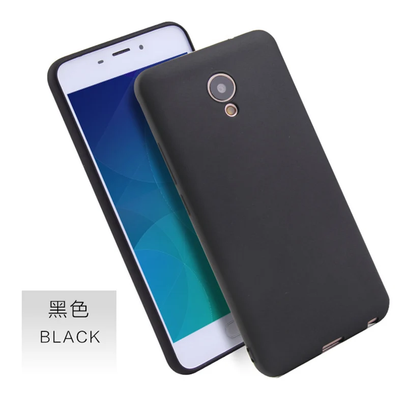 Карамельный цвет чехол для Meizu M5s M5 Примечание M6S M6T мягкий чехол для Meizu M6 Note Pro 6 Pro 7 Plus чехол на Meizu 15 плюс 16 плюс MX6 - Цвет: Black