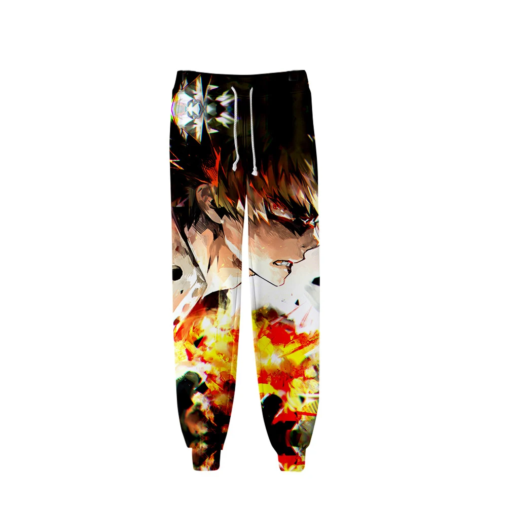 

Anime Sweatpant Men 3D Print My Hero Academia And Saint Seiya Joggers 2019 Spring Male High Street Long Trousers Harem Pants