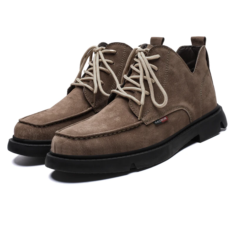 2019 зимние ботинки мужские теплые с мехом кожаные Ботинки Зимняя обувь уличные