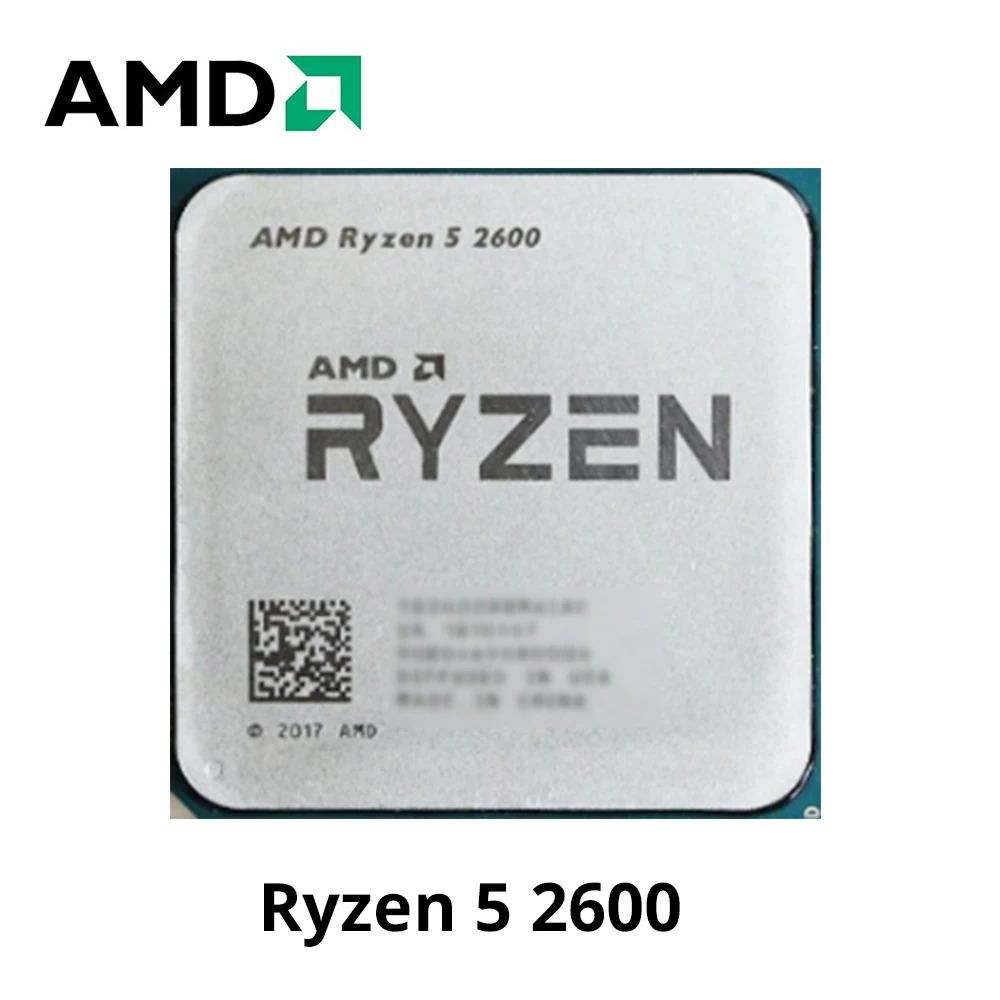 AMD ryzen 5 2600 процессор 3 4 ГГц 6 ядерный 12 плотность ткани 65 W TDP для кормления processador