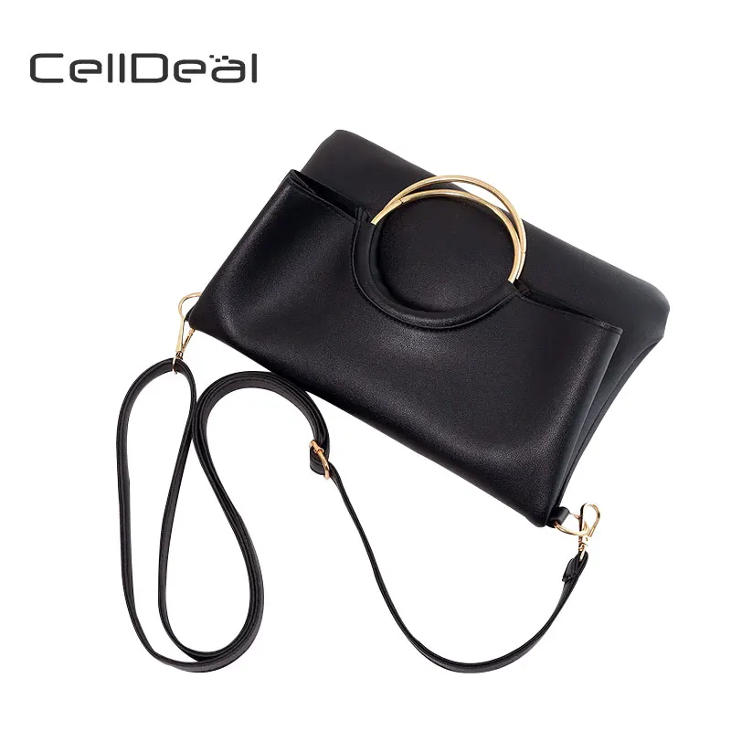 CellDeal 2 шт./компл. большое кольцо складная сумочка высокого качества сумка через