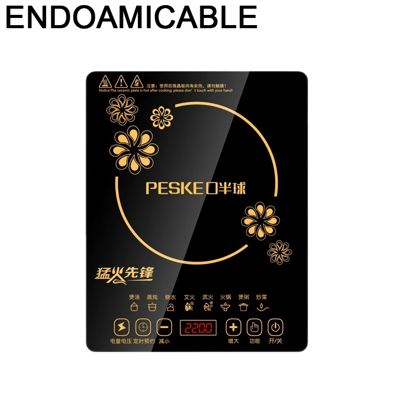 

Индуктивный кухонный электроприбор Estufa, электрическая индукционная мини-Электроплита