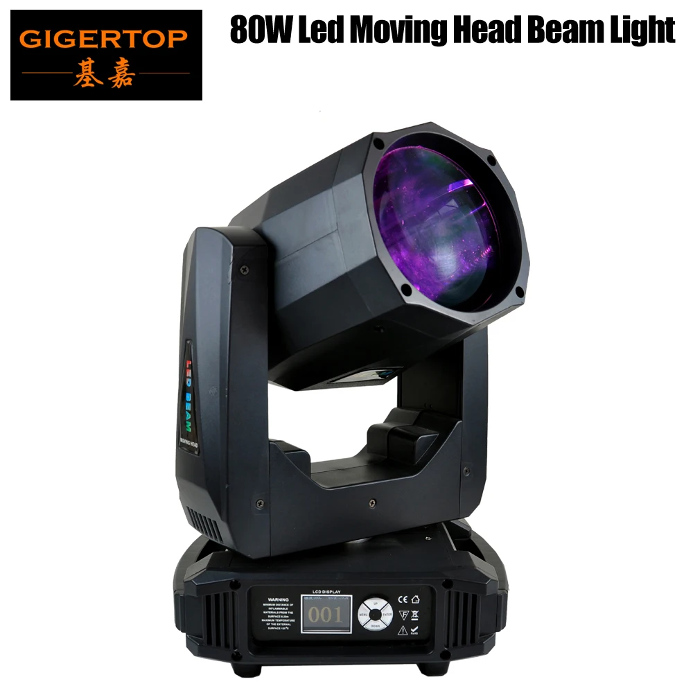 Светодиодный прожектор Gigertop TP-L685 80 Вт сценический с подвижной головкой 20/16