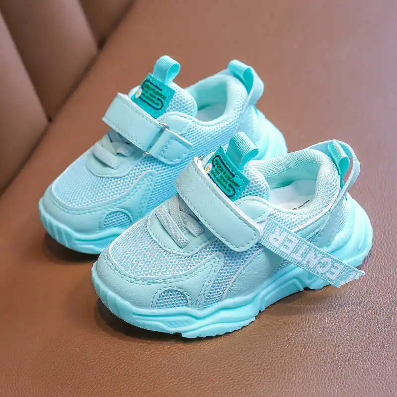 

Children's Shoes 2021 Autumn New Boys Girls Sports Shoes Soft Sole Breathable Fashion Casual Kids Sneakers Running Shoes D753