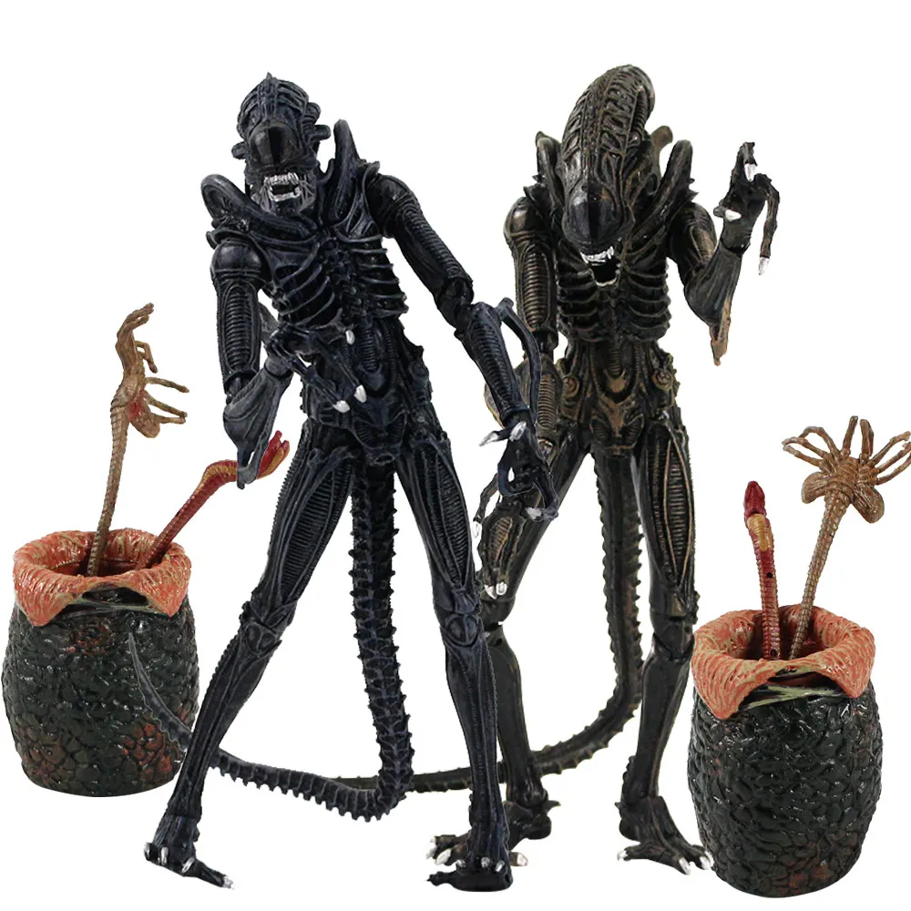 23 см инопланетянин NECA коричневый ВОИН синий воин с насекомыми яйцо статуя ПВХ