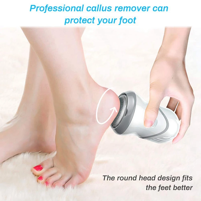 

Electric Callus Remover,USB Rechargable Foot Grinder Electric Feet File 2 Speeds Feet Dead Skin Remove Sharpener Machine