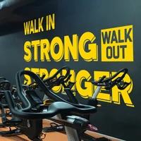 gym decor ideas home gym be stronger than your excuses exercise train workout gym quotes gift home office decor 2320