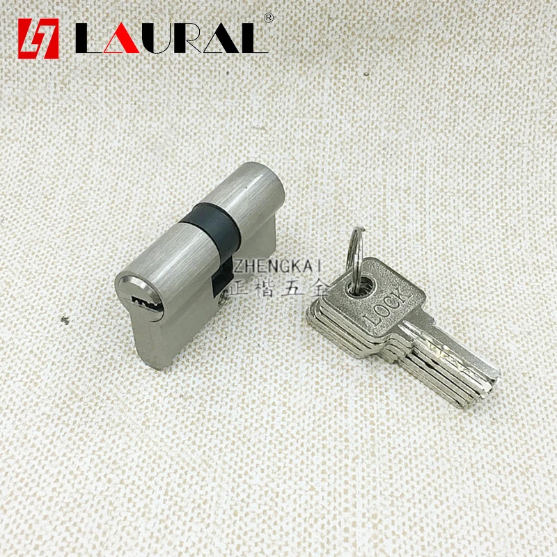 

All Brass Double Open Lock Door Window Security 55mm Cylinder Living Room Lock Handle Customized Brass Key