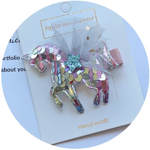 Hair Clip-2 Вечерние повязки для волос; эластичные повязки для волос с героями мультфильмов; милые детские заколки для волос головная повязка принцессы; милые аксессуары для волос - Цвет: Hair Clip-2