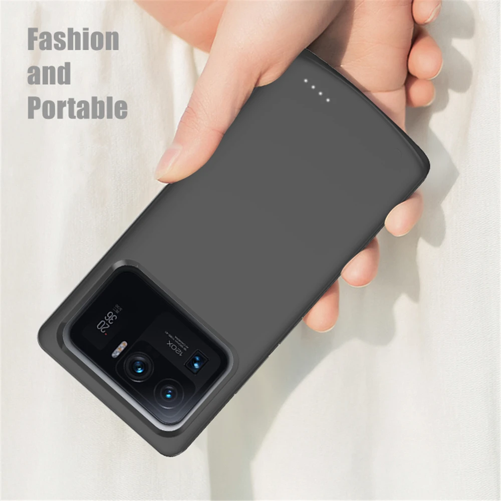 6800mAh внешний аккумулятор зарядное устройство Чехлы для Xiaomi Mi 11 Pro Power Bank зарядный