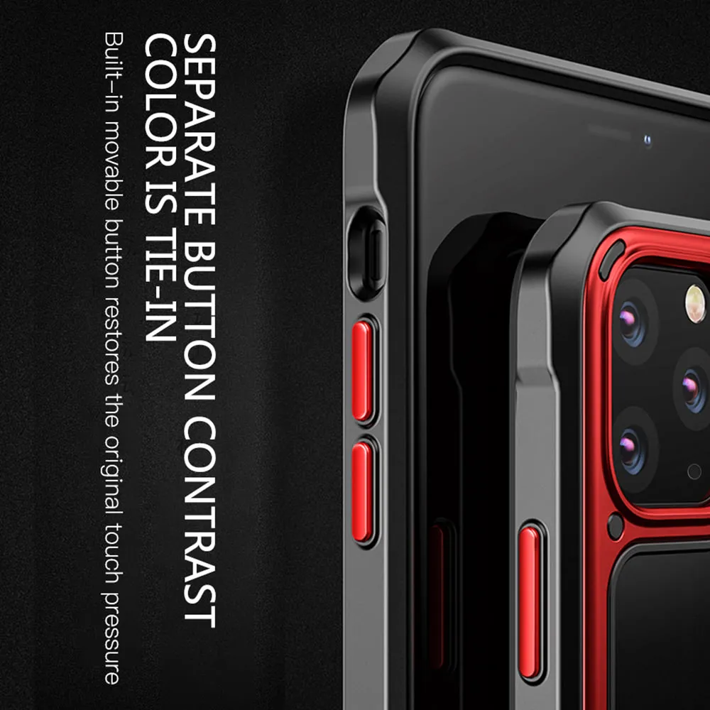 LAPOPNUT Hybrid Clear Transparent Shockproof Protective Phone Case for Iphone 11 Pro Max PC Back Panel Soft Silicone Frame Cover | Мобильные