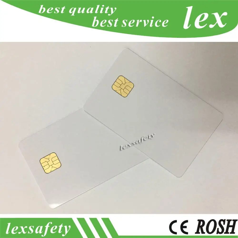 2000 шт. пустые пластиковые ПВХ карты для струйной печати свяжитесь с ic чип картой