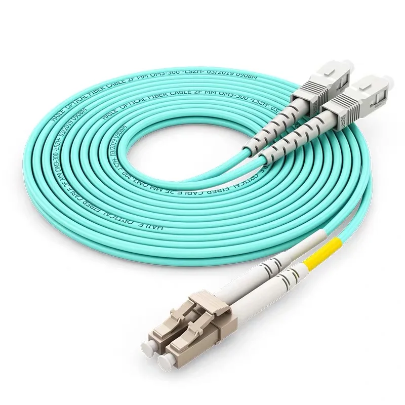 5PCS/lot SC/UPC-LC/UPC Fiber Optic Patch Cord MultiMode OM3 Optical Cable MM Multimode Duplex Jumper FTTH | Мобильные телефоны и